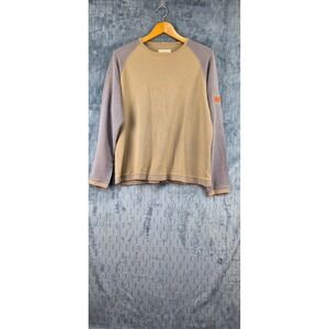 THE  TERRITORY AHEAD Sweater Men's XL Beige Cotton Classic‎ Academia Dad